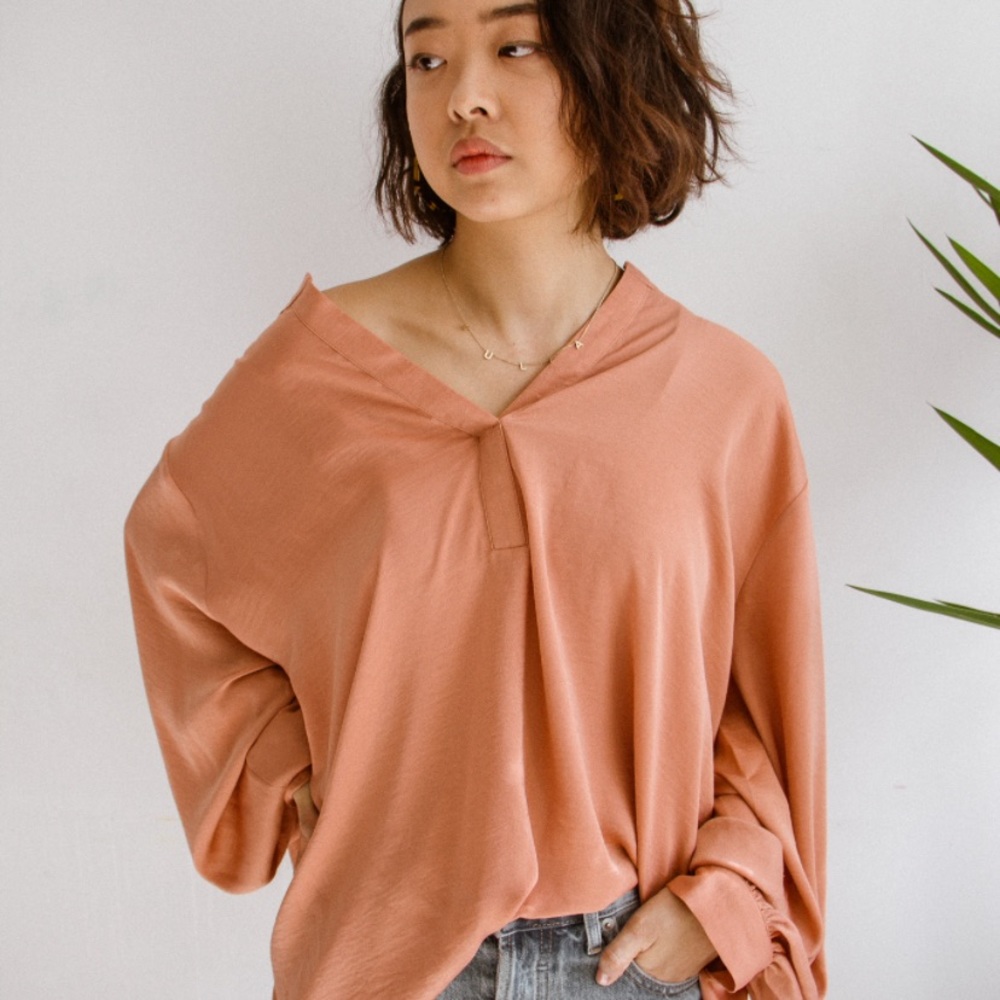 Peach Blouse